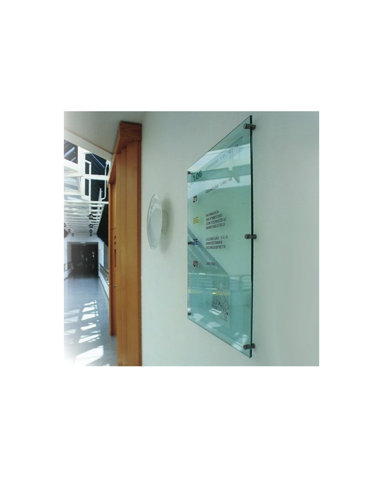 Glasskilte og plexiglas skilte med tryk