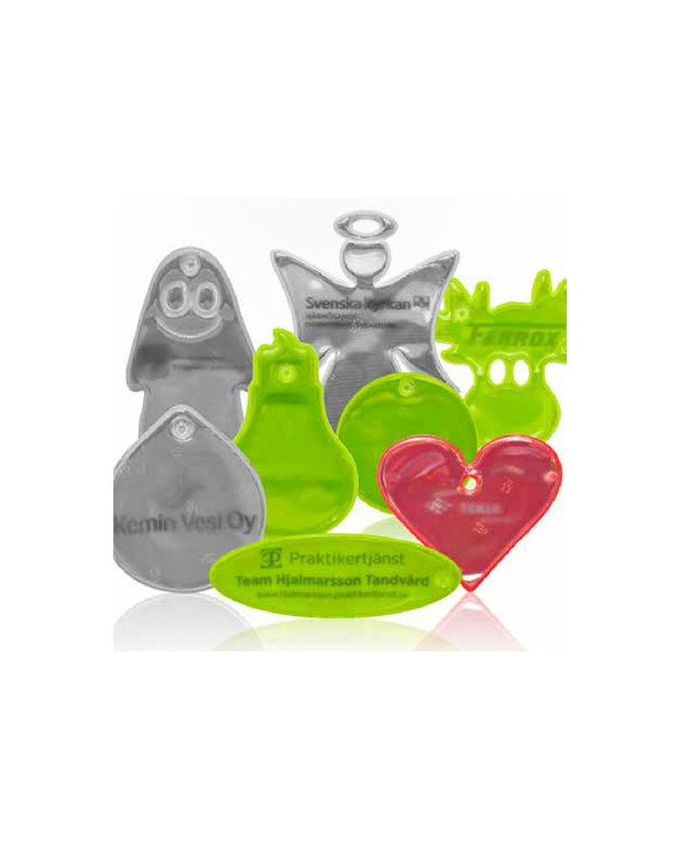 Bløde reflekser med logo tryk - Soft Reflex