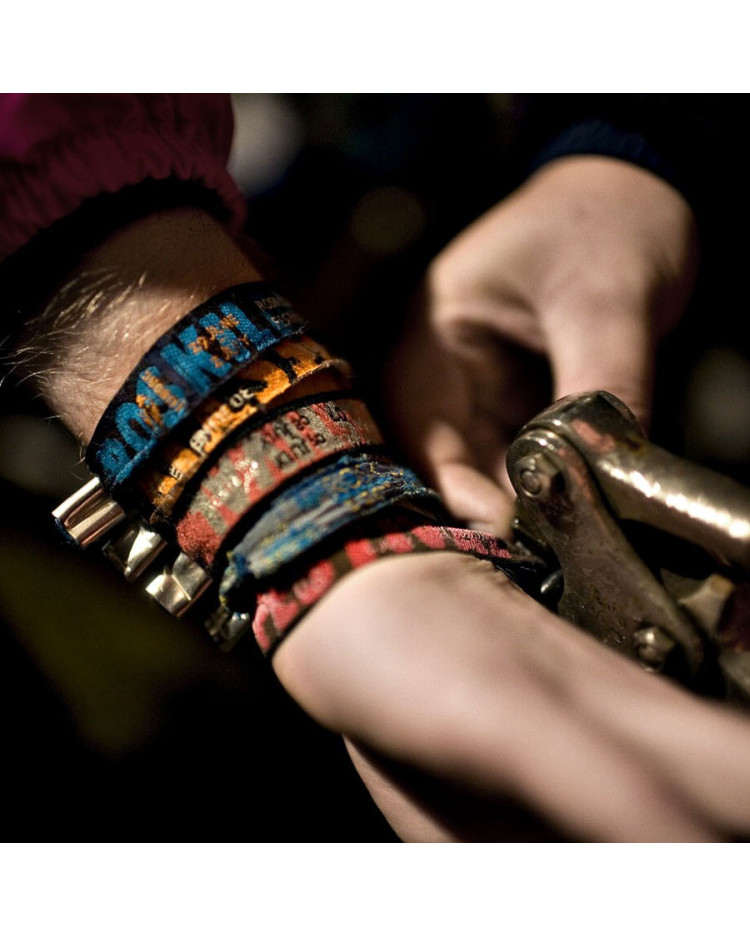 Festivalarmbånd med reklame logo Festivalarmbånd med reklame logo