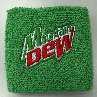 Broderet armbånd med reklame logo