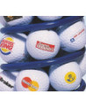 Golfbolde med logo tryk
