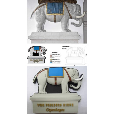 Bløde formstøbte 2D & 3D reklamemagneter
