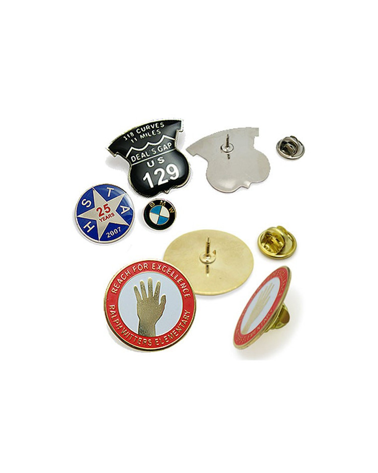 Pins med logo præg & tryk Pins med logo præg & tryk