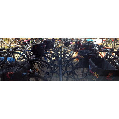 Cykelkurv betræk med reklametryk