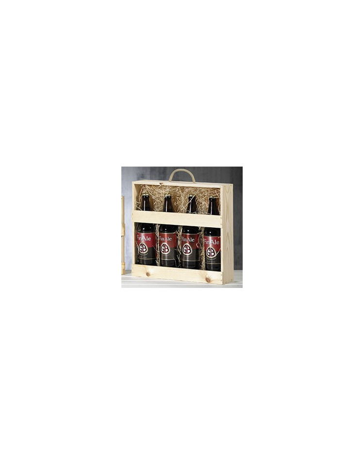 Øl trækasser med logo tryk