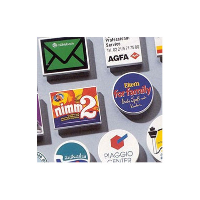 Hårde magneter med logo tryk