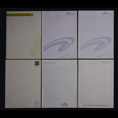 A4 blok med logo tryk