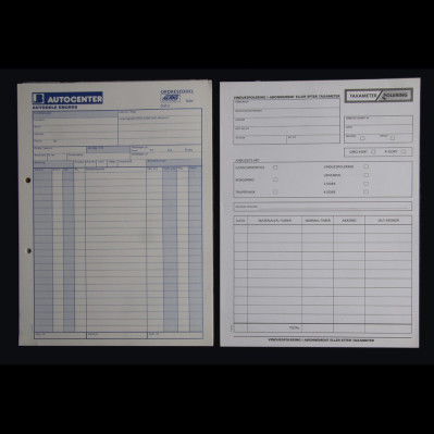 A4 blok med logo tryk