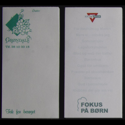 Tjenerblokke med logo tryk