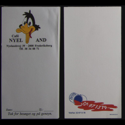 Tjenerblokke med logo tryk