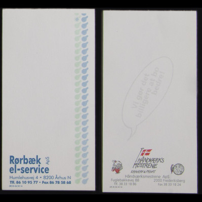 Tjenerblokke med logo tryk