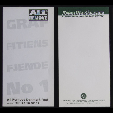 Tjenerblokke med logo tryk