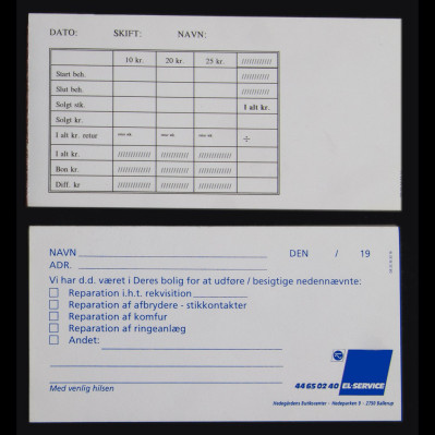 Tjenerblokke med logo tryk