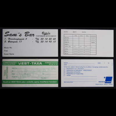 Tjenerblokke med logo tryk