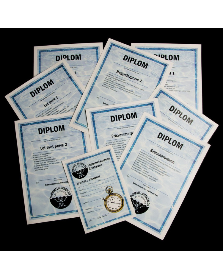 Diplomer med logo tryk