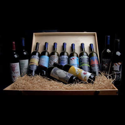 Vin med egen logoetiket