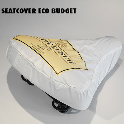 Cykelsadelbetræk med logo og tryk