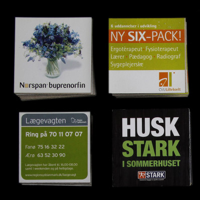 Reklamemagneter med logo tryk - mest solgte