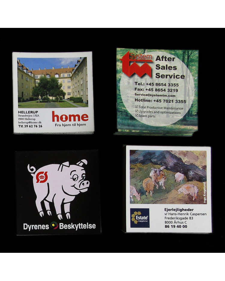 Reklamemagneter med logo tryk - mest solgte