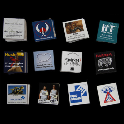 Reklamemagneter med logo tryk - mest solgte
