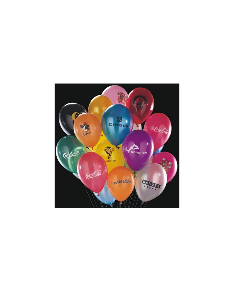 Balloner med reklame logo tryk