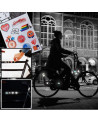 SELVLYSENDE REFLEX CYKEL TATOVERINGER MED LOGO TRYK