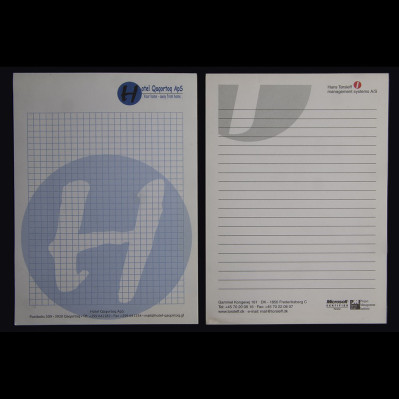 A5 blokke med logo tryk