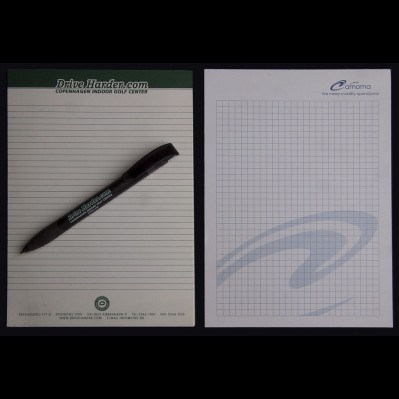 A5 blokke med logo tryk