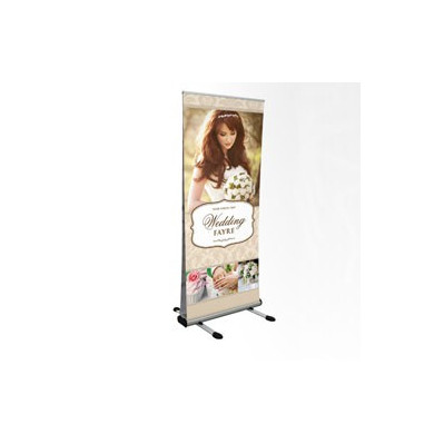 Udendørs roll-up banner stativer med logo tryk