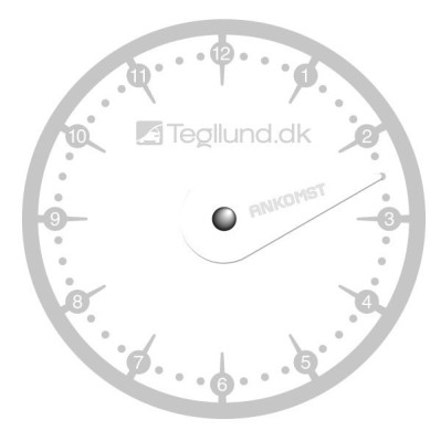 P-skiver med logo tryk