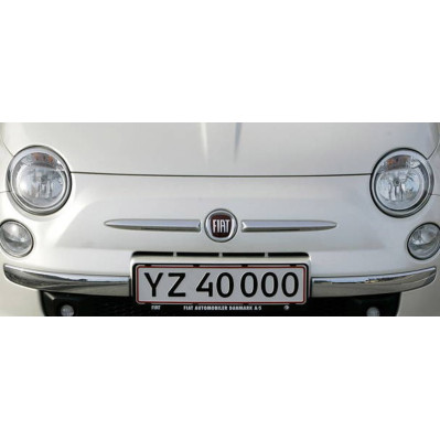 Nummerpladeholder med logo tryk