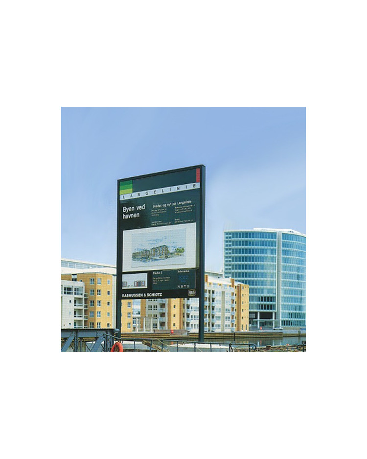 Byggeskilte med logo tryk