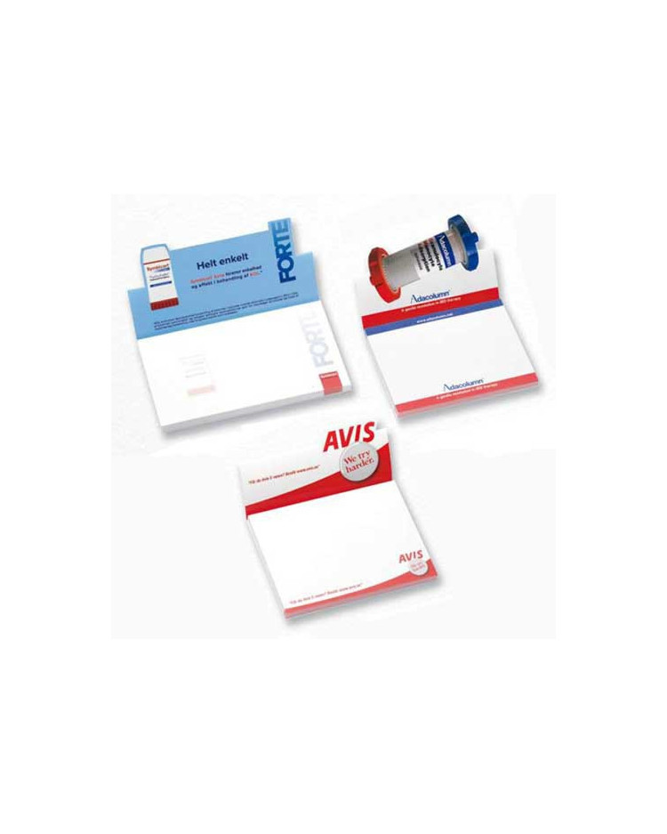 Memoblokke med display omslag Memoblokke med display omslag