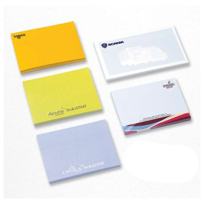 Memoblokke med logo tryk