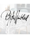 Bjørn Wiinblad med reklame logo