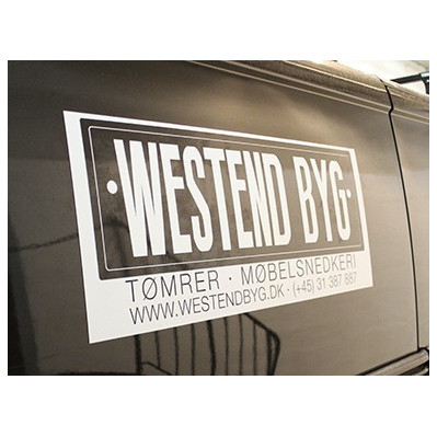 Magnetskilte til biler med logo tryk