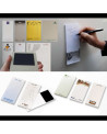 Magnet memoblokke med logo tryk