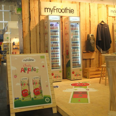 Skridsikre gulvklistermærker med logo