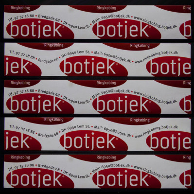 Bogmærker med logo tryk