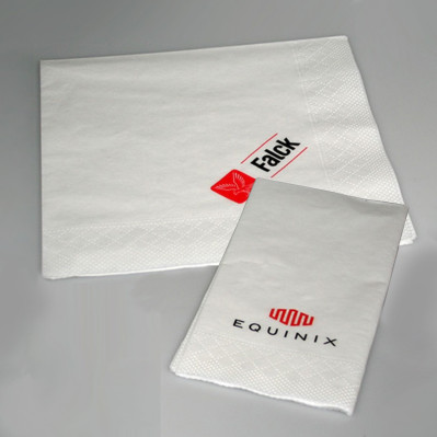 Servietter med reklame logo tryk