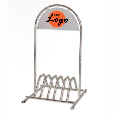 Cykelstativer med logo tryk 