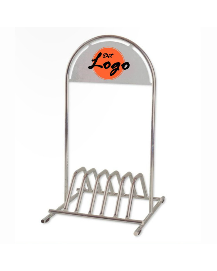 Cykelstativer med logo tryk 
