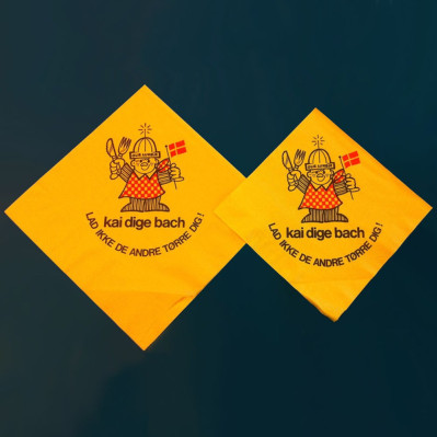 Servietter med reklame logo tryk