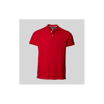 Pique polo t-shirts med tryk og broderi