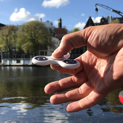 Fidget spinner med logo tryk