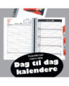 2018 Spiralkalendere med reklame logo tryk