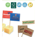 Pindemadsflag, Papirflag, burgerflag, Flag med reklame logo tryk,
