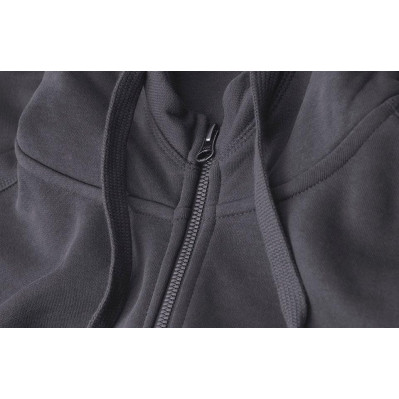 Hættecardigan med reklametryk og broderi, tryk på hættetrøjer, hoodies