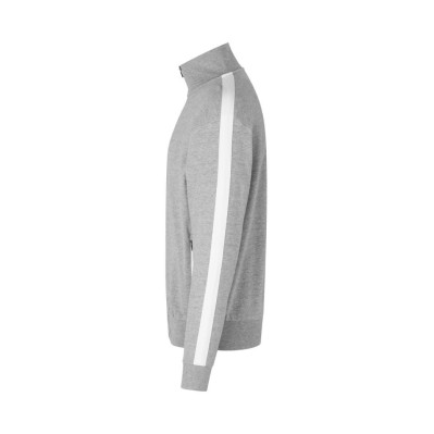 Sporty cardigans med lynlås og logo