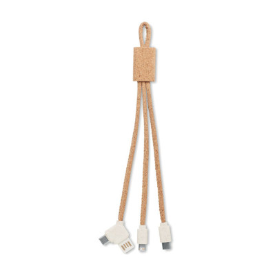 Kork 3-i-1 opladerkabel
